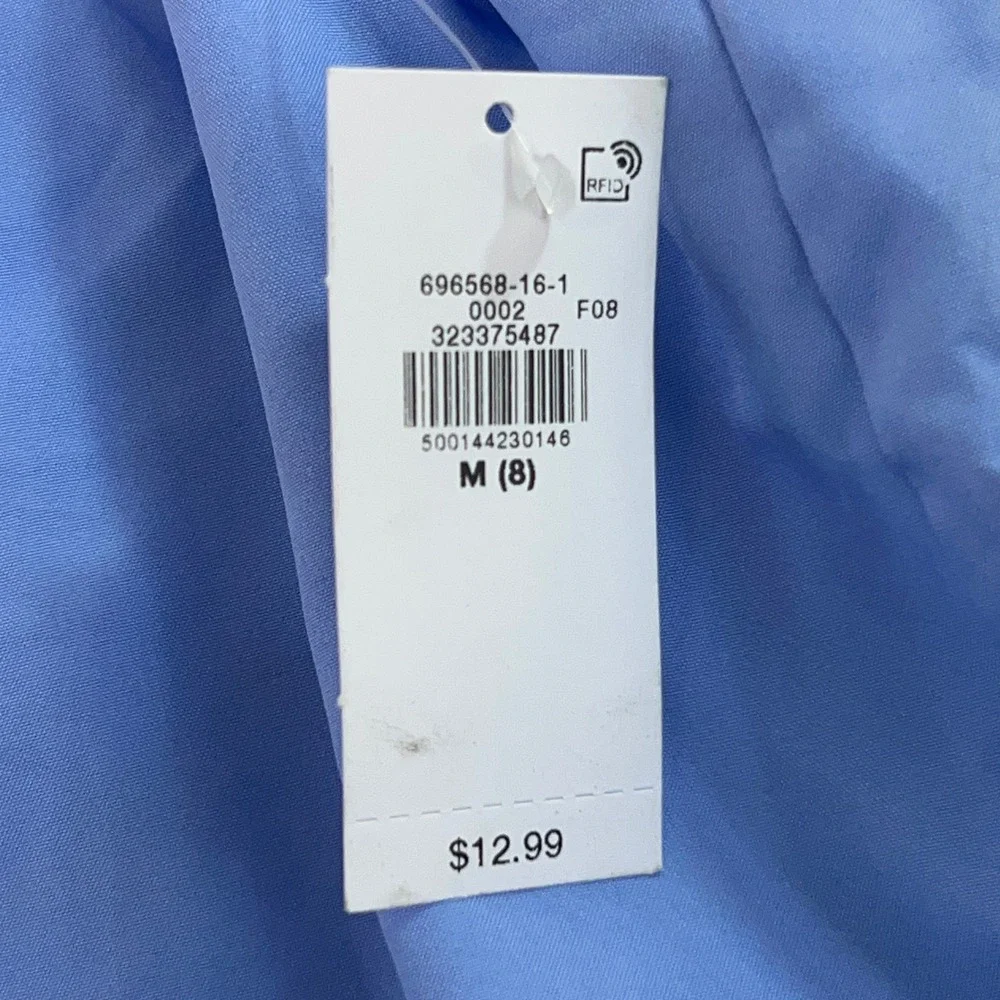 Old Navy Girls Medium 8 Blue Go-Dry High-Rise Active Running Shorts NWT